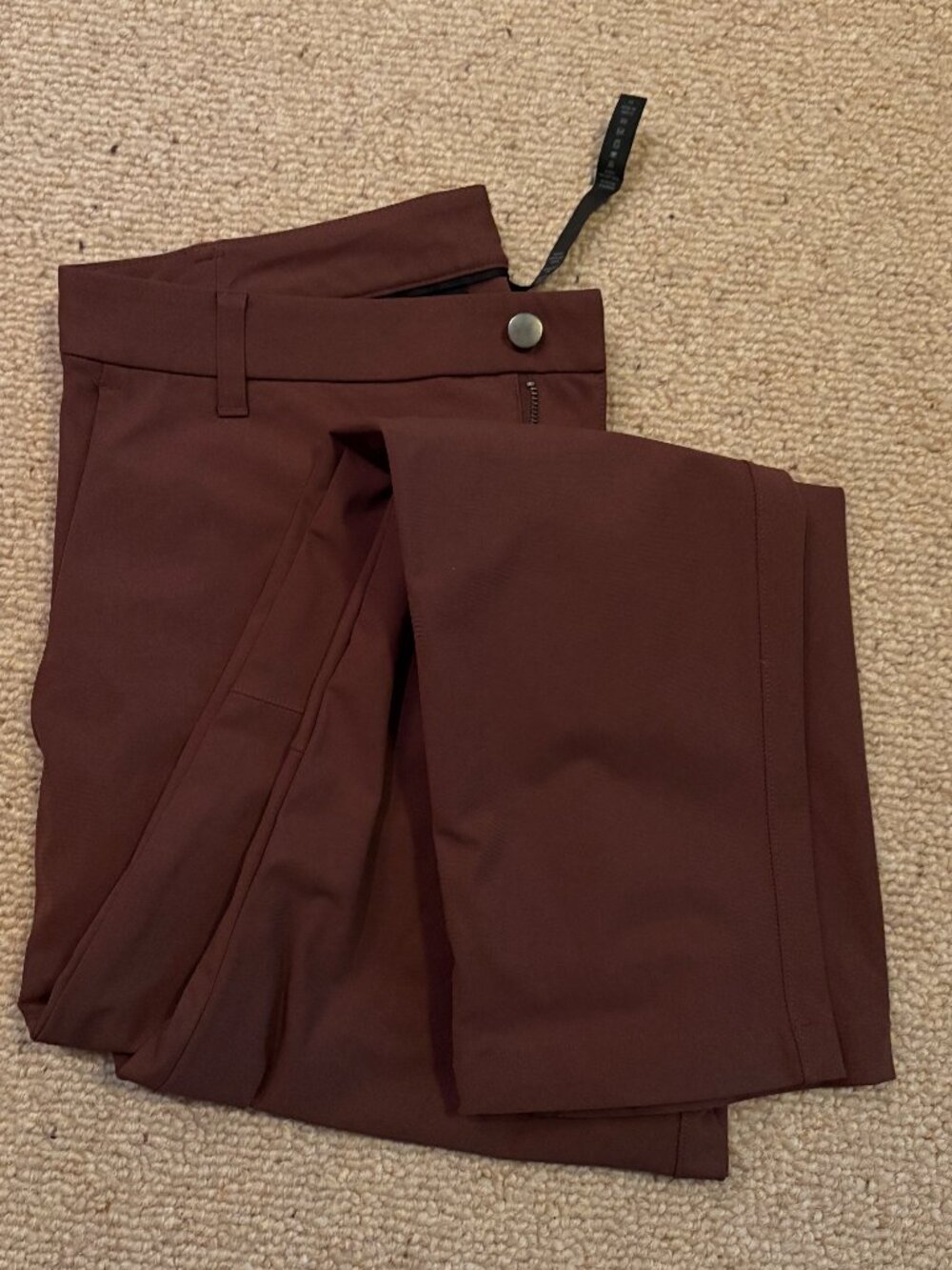 Lululemon ABC pants, 33 x 31.5, brown - like new